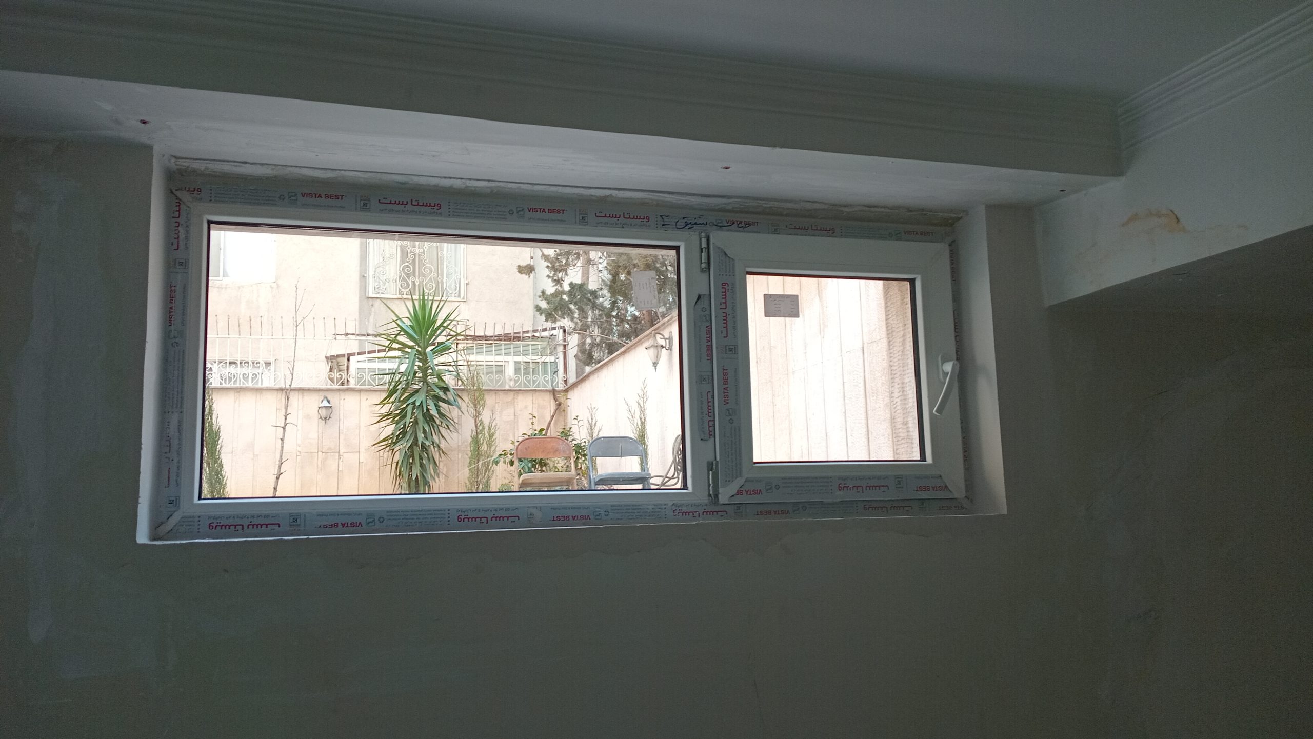 نمونه کار تعویض پنجره upvc در ملاصدرا ونک